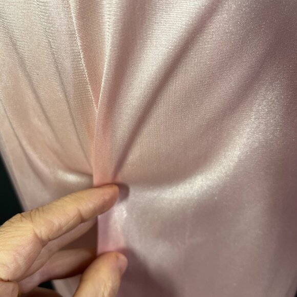 Vintage Texsheen Size S Pink Nightgown Lace Trim Nylon - Picture 8 of 12